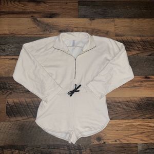 Women’s Out From Under Sweatshirt Romper Size Small